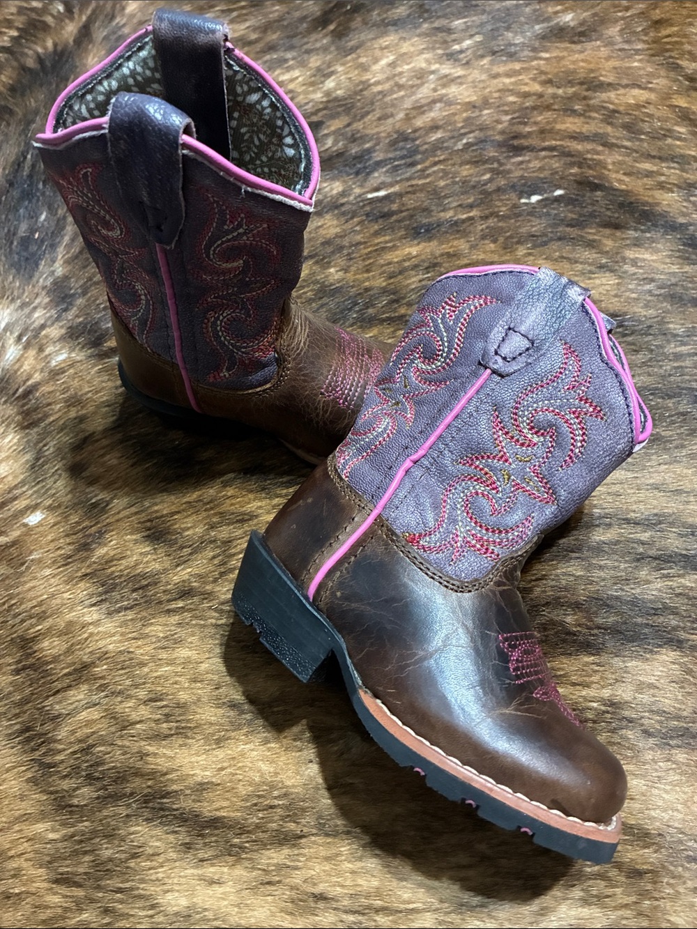 Dan Post toddler boots in 4D